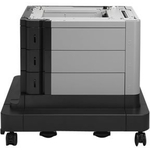 HP printer base with media feeder
